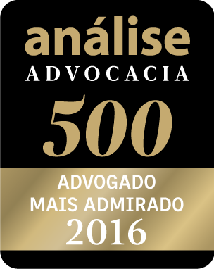 Selo Advogado mais Admirado de 2016